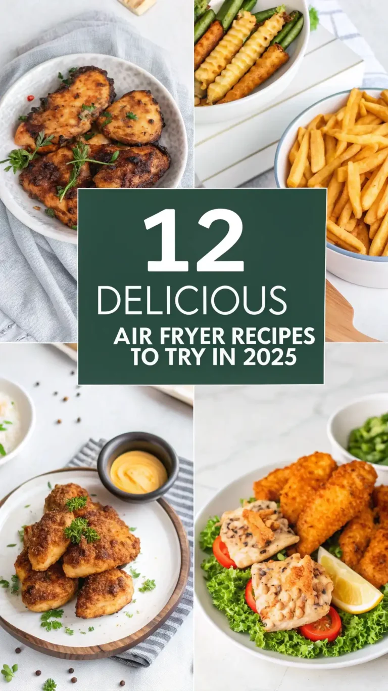 12 Delicious Air Fryer Recipes to Try Today for Healthier Cooking