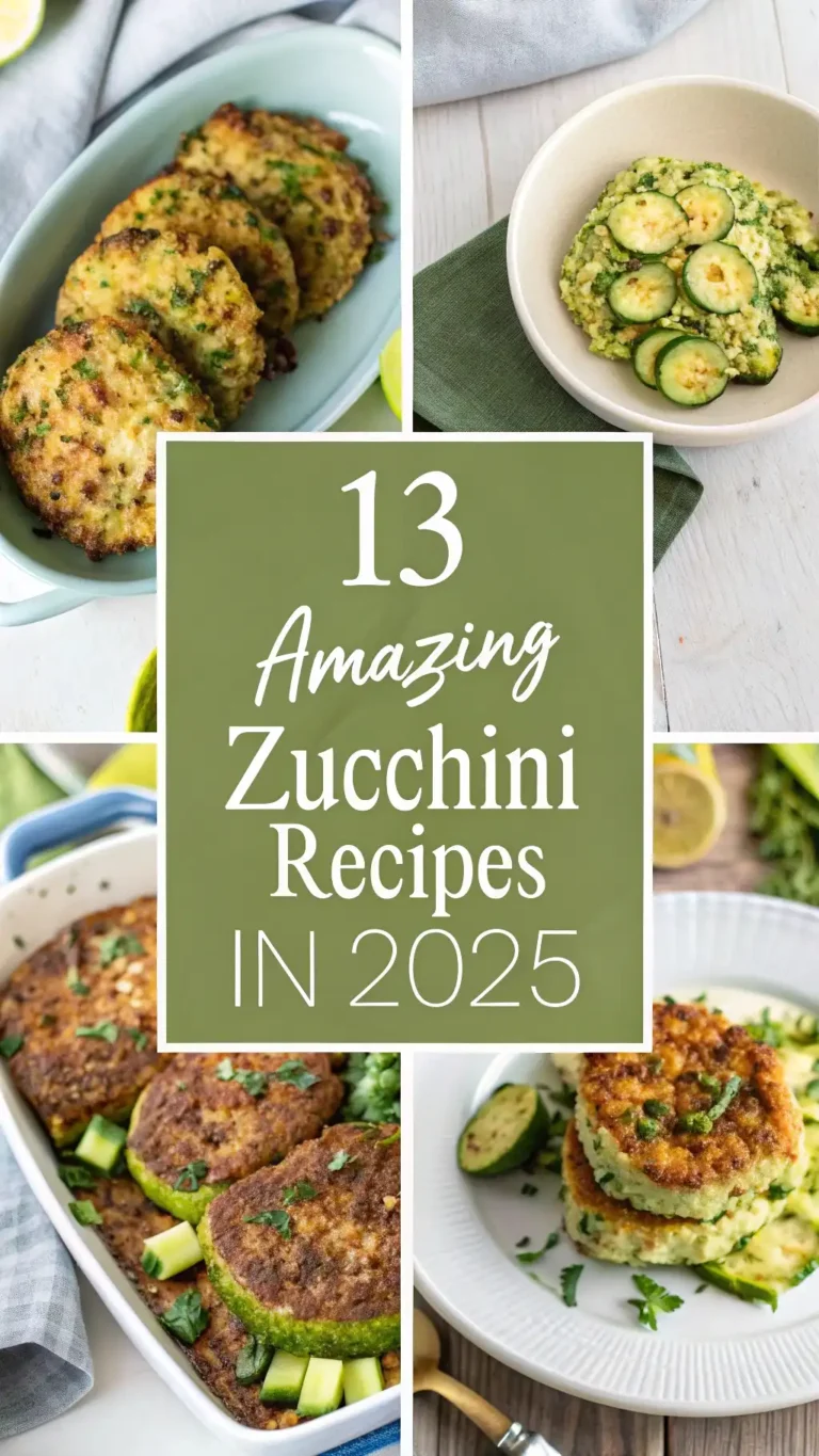 13 Amazing Zucchini Recipes You’ll Wish You Discovered Sooner