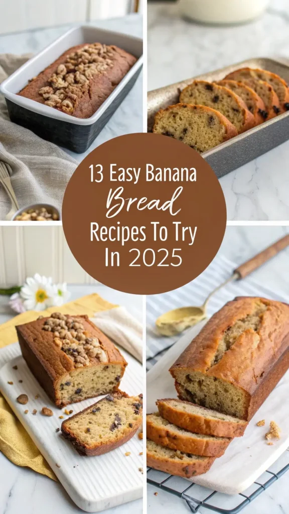 13 Easy Banana Bread Recipes to Try – Perfect for Every Occasion! Banana Bread