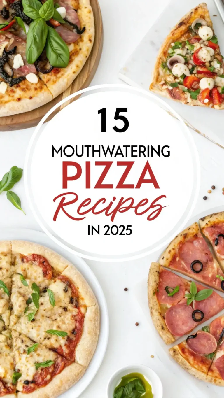 15 Mouthwatering Pizza Recipes to Satisfy Your Cravings