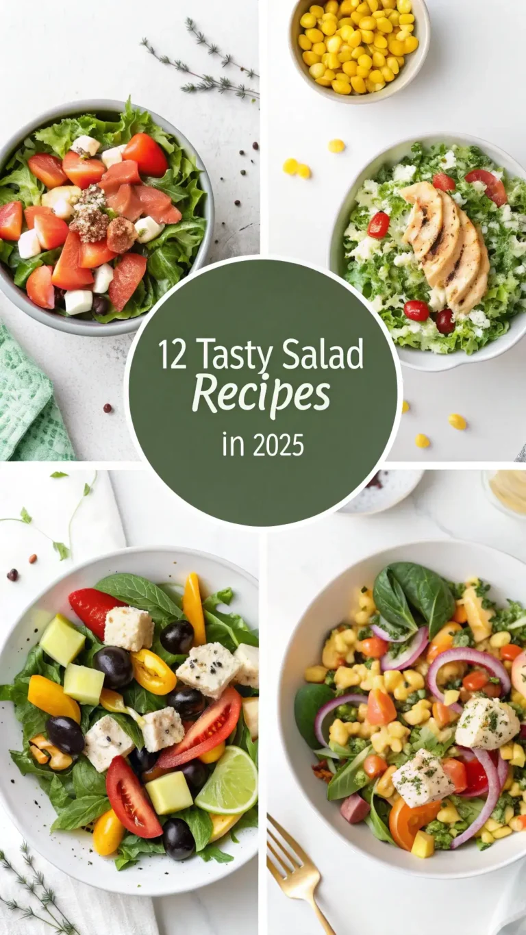 12 Tasty Salad Recipes You’ll Wish You Discovered Sooner for Healthy Meals