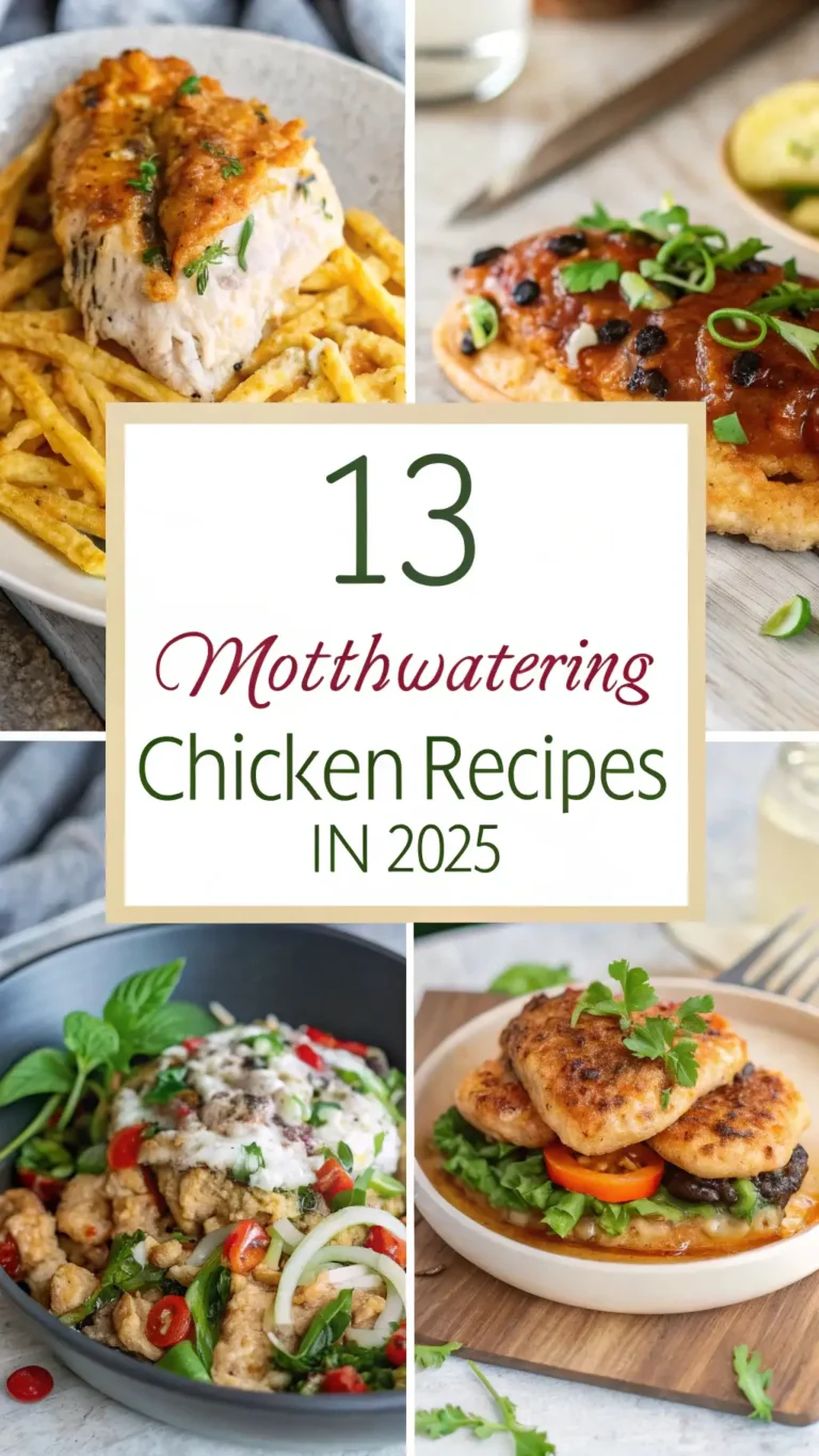 13 Mouthwatering Chicken Breast Recipes You’ll Wish You Tried Sooner