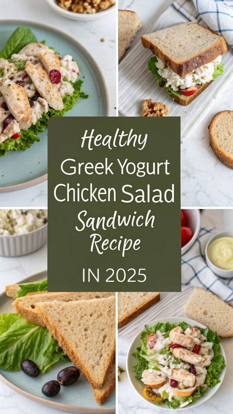 Healthy Greek Yogurt Chicken Salad Sandwich Recipe for a Balanced Diet