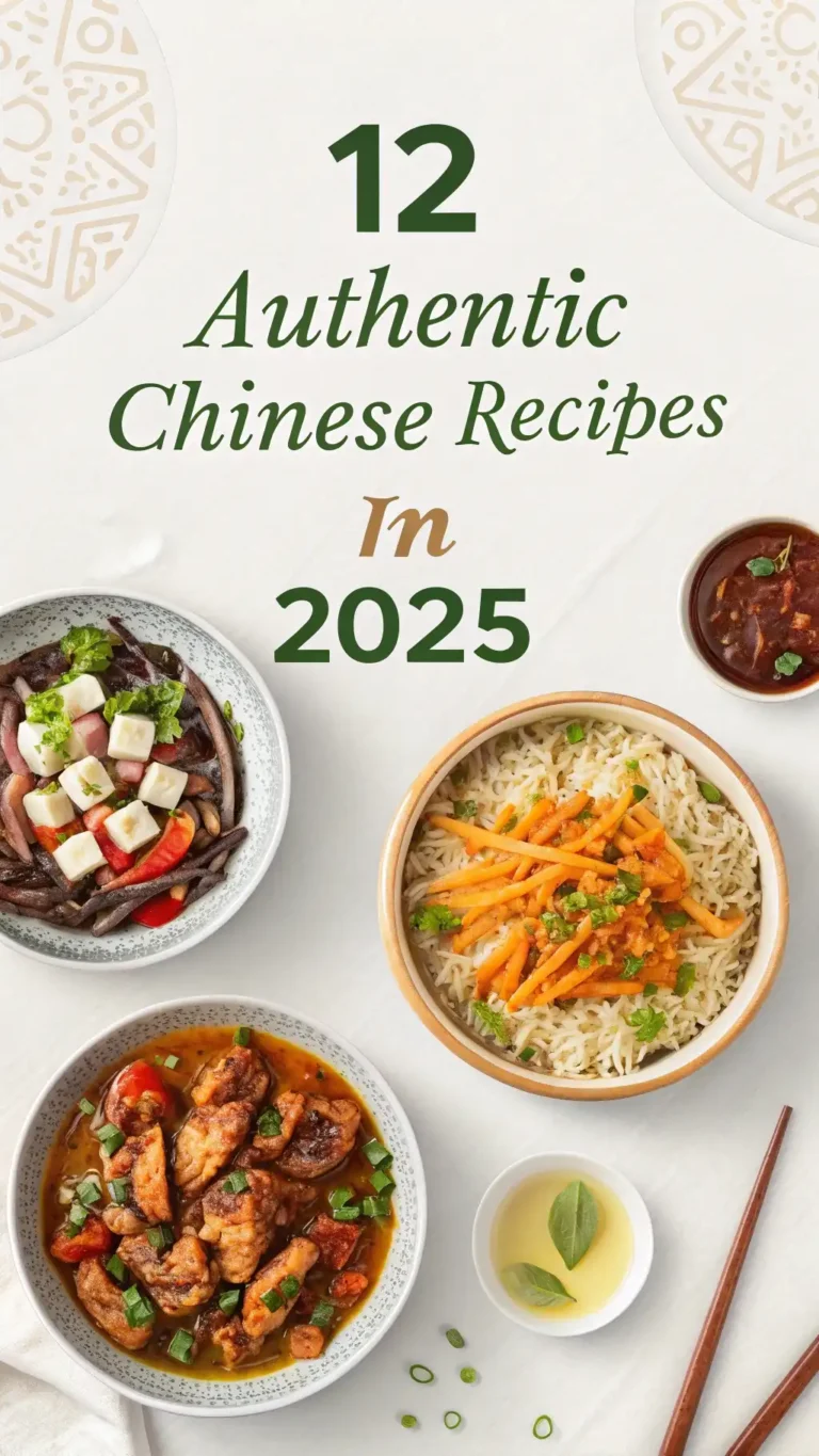 12 Authentic Chinese Recipes: Easy-to-Follow Dishes for Home Cooks