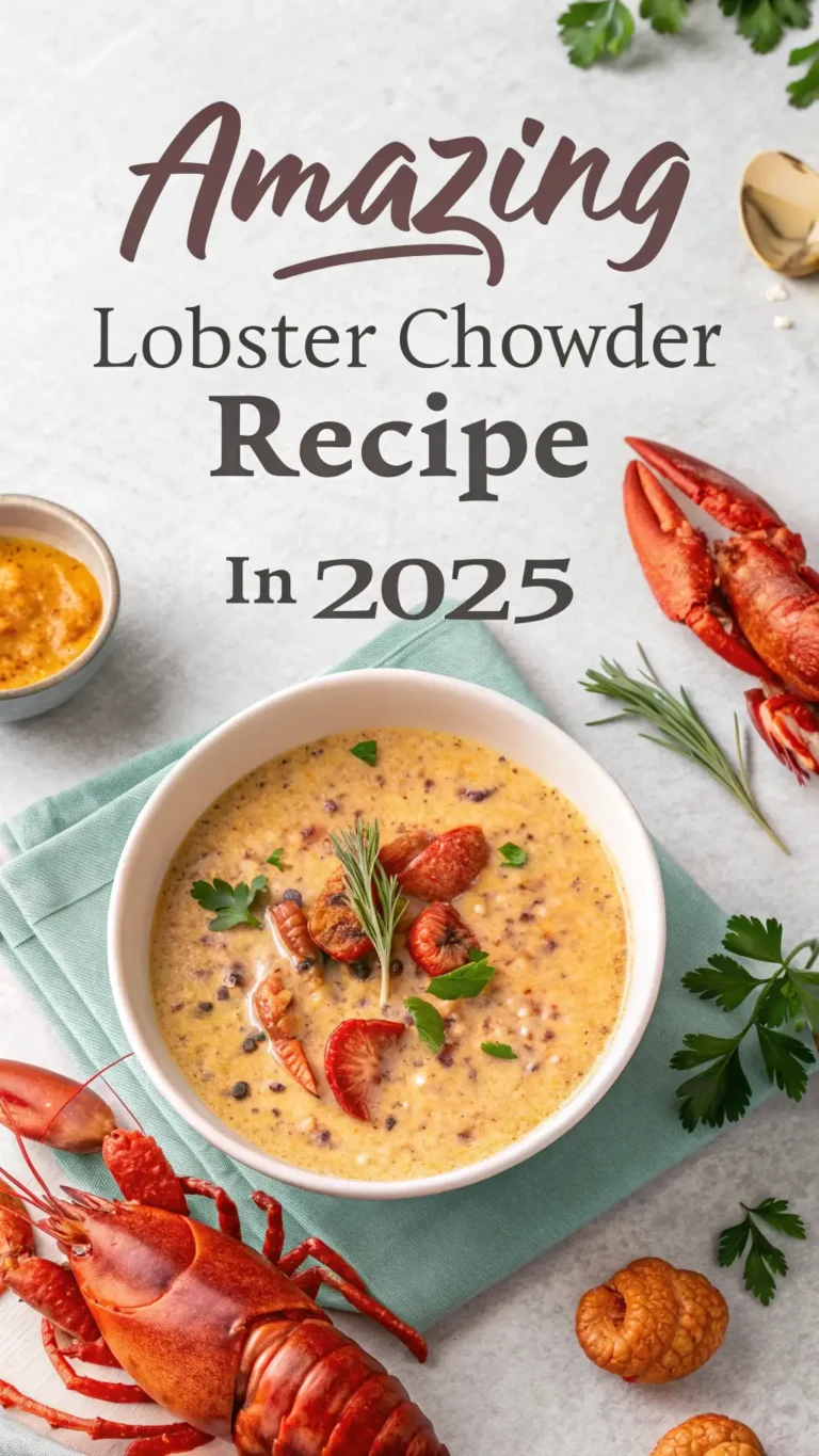 Amazing Lobster Chowder Recipe: Easy, Creamy, and Packed with Flavor