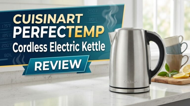 Cuisinart PerfecTemp Cordless Electric Kettle Review 2026: Worth It?