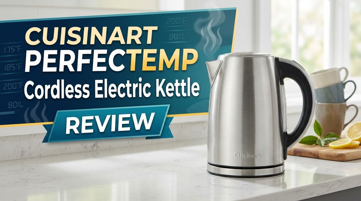 Cuisinart PerfecTemp Cordless Electric Kettle Review 2026: Worth It?