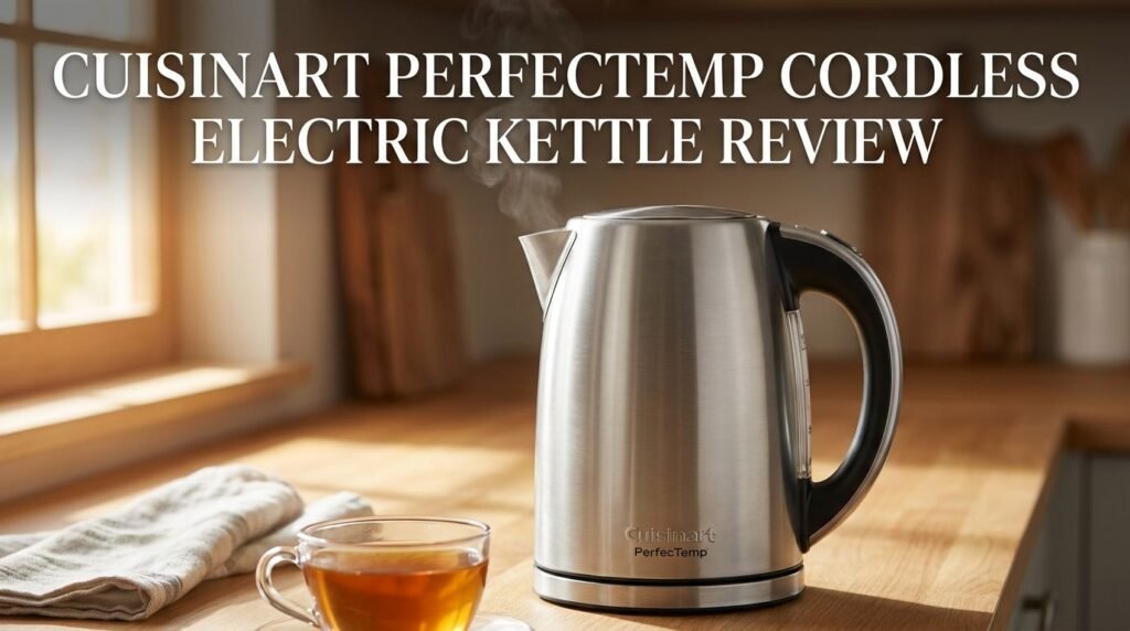 Cuisinart PerfecTemp Cordless Electric Kettle Review 2026: Worth It? Cuisinart PerfecTemp