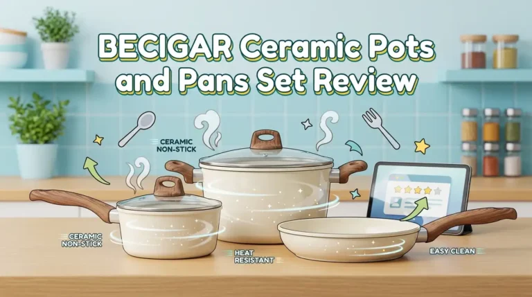 BECIGAR Ceramic Pots and Pans Set Review: Worth Buying?