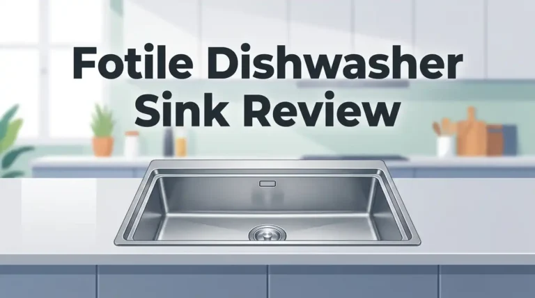 Fotile Dishwasher Sink Review: Does It Clean Well?