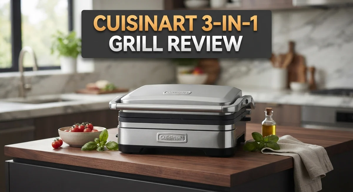 Cuisinart 3-in-1 Grill Review: Performance and Features