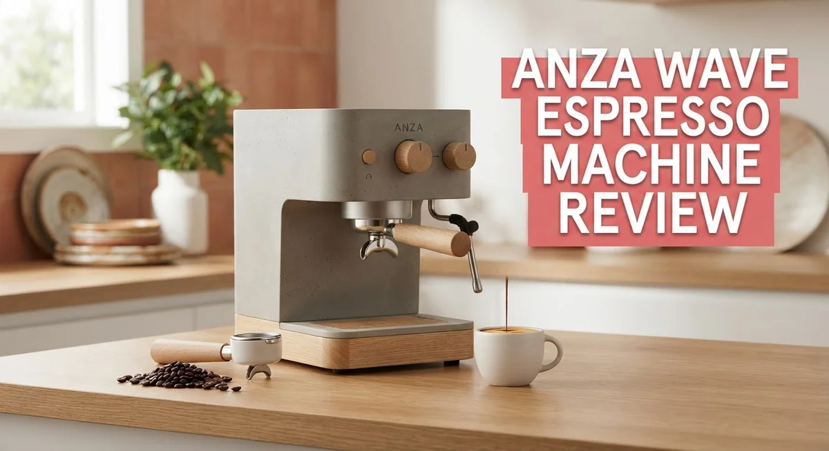 Anza Wave Espresso Machine Review 2026: Features & Design